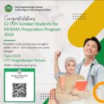 Congratulation 62 IAIN kendari Students for MOSMA Preparation Program 2024