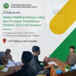 Pengumuman Peserta yang LULUS Pelatihan Bahasa Asing untuk persiapan MOSMA 2024